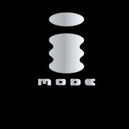 Logo i-mode black silver iPhone8 Wallpaper