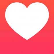 Illustration Heart red for woman iPhone8 Wallpaper
