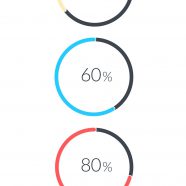 Illustrations percentage iPhone8 Wallpaper