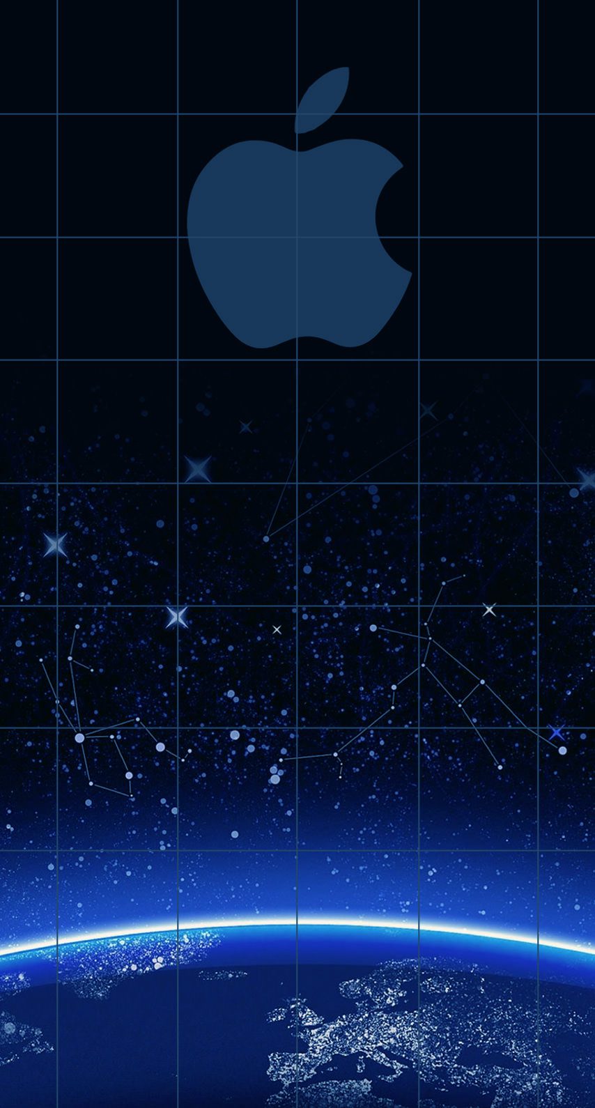 apple logo shelf cool blue universe wallpapersc iphone