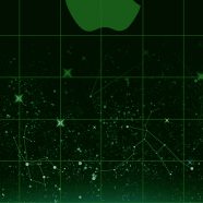 Apple logo shelf cool green space iPhone8 Wallpaper