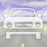 Landscape car road Purple iPhone8 Wallpaper