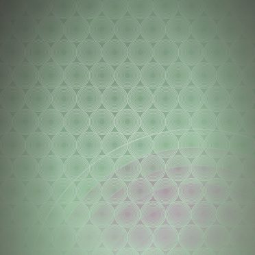 Dot pattern gradation circle Green iPhone8 Wallpaper