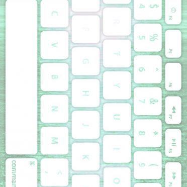 Sea keyboard Blue-green white iPhone8 Wallpaper