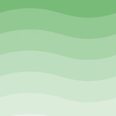 Wave pattern gradation Green iPhone8 Wallpaper