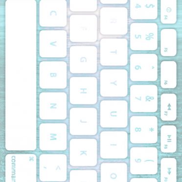 Sea keyboard Pale white iPhone8 Wallpaper