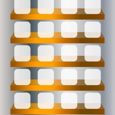 Apple logo shelf Cool iPhone8 Wallpaper