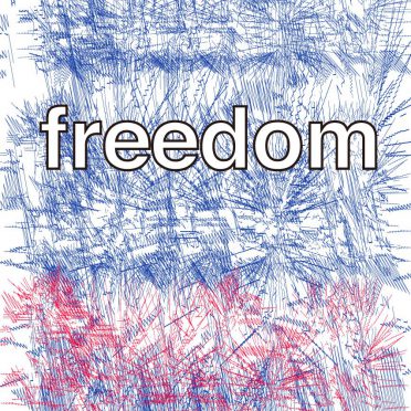 Illustrations freedom blue cool iPhone8 Wallpaper
