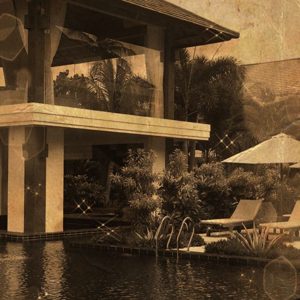 Villa Sepia iPhone8Plus Wallpaper