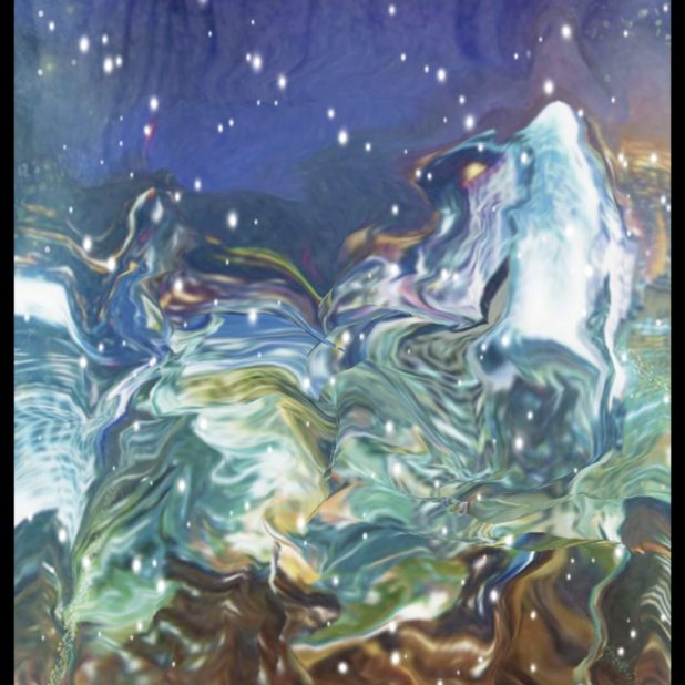 Marble Snow iPhone8Plus Wallpaper