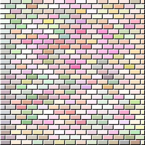 Brick colorful iPhone8Plus Wallpaper