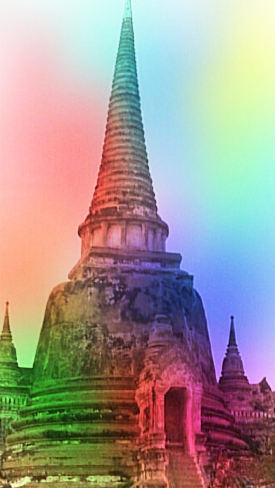 Ruins colorful | wallpaper.sc iPhone8Plus