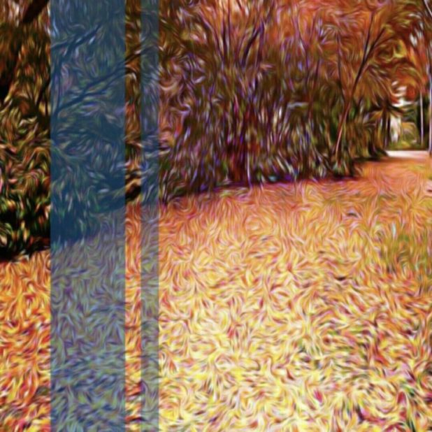 Autumn leaves fallen leaves iPhone8Plus Wallpaper