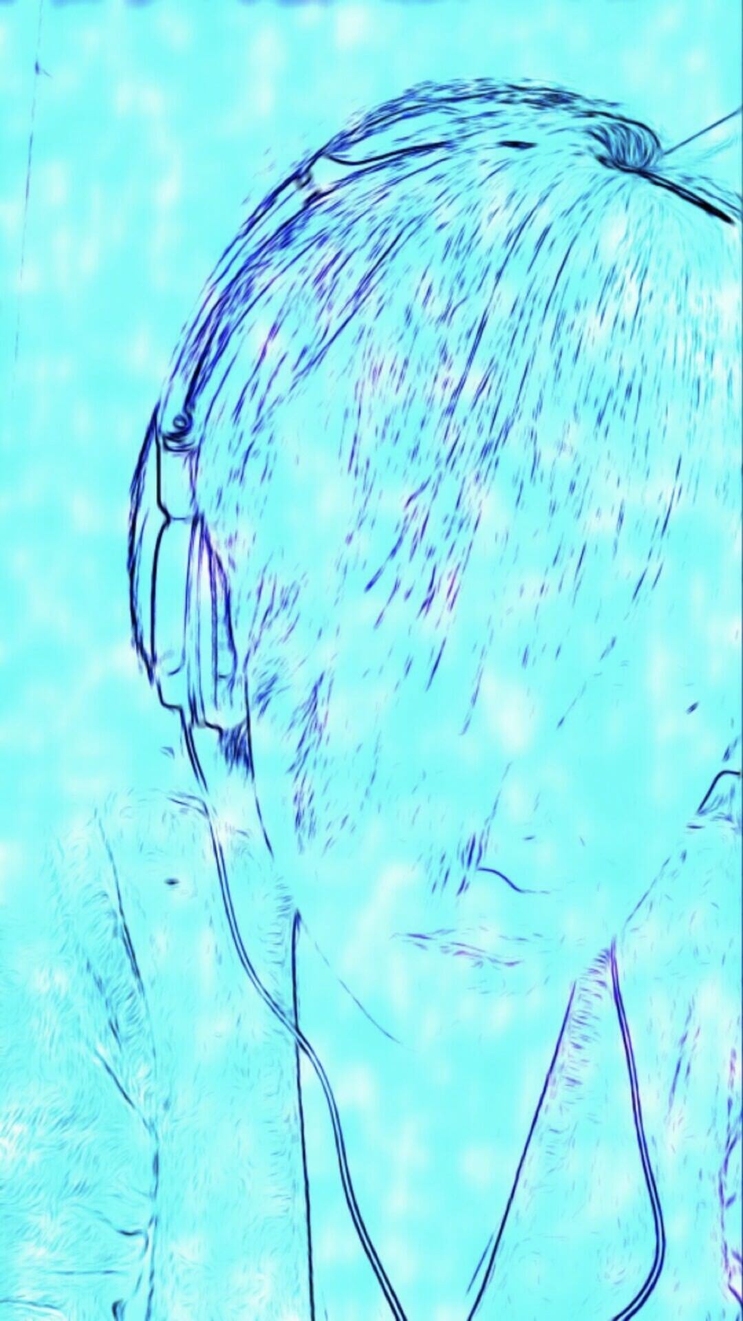 Man sketch wallpaper.sc iPhone8Plus