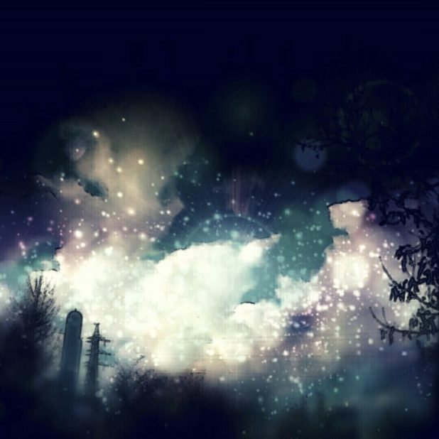 Landscape light iPhone8Plus Wallpaper