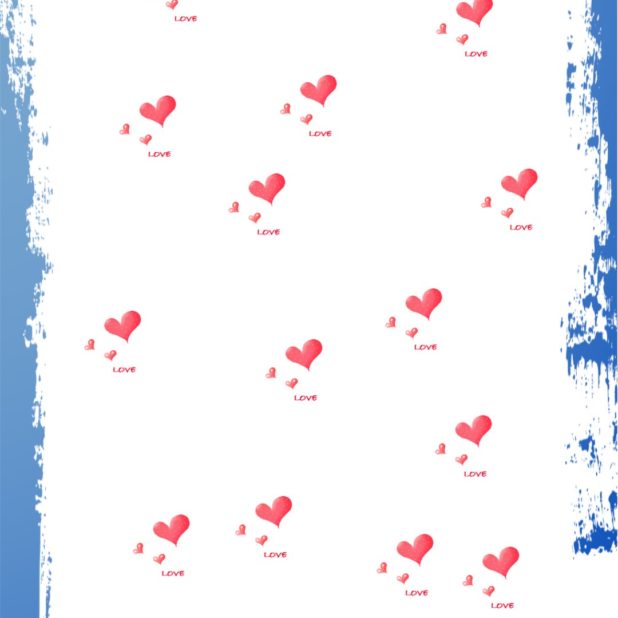 Heart refreshing iPhone8Plus Wallpaper