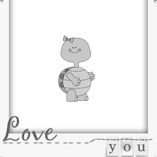 Turtle Love iPhone8Plus Wallpaper