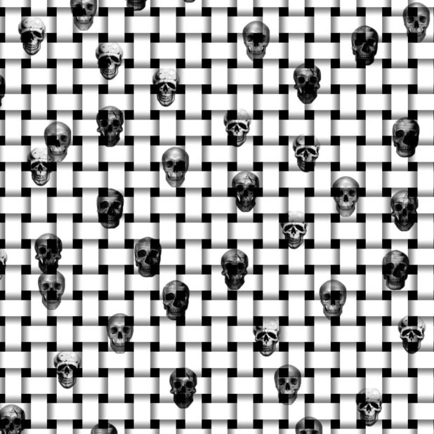 skull mesh iPhone8Plus Wallpaper