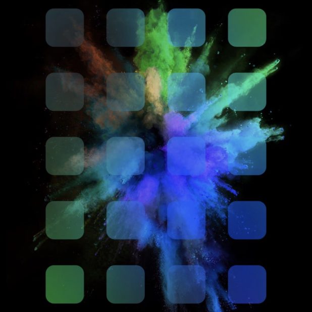 Explosive colorful iPhone8Plus Wallpaper