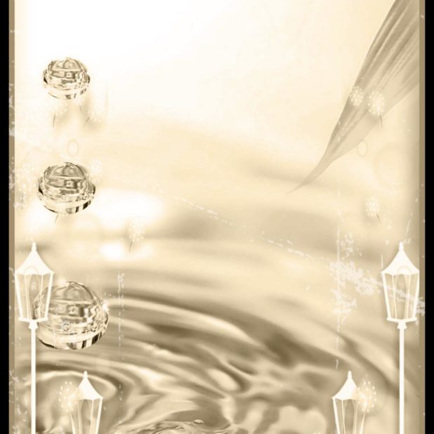 Water Sepia iPhone8Plus Wallpaper