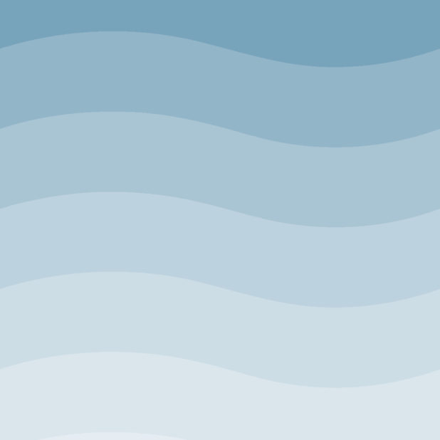 Wave pattern gradation Blue iPhone8Plus Wallpaper