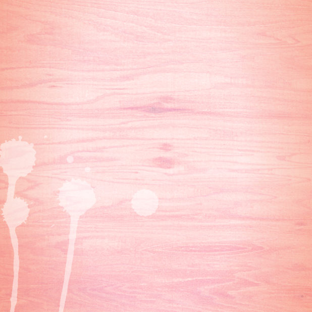 Wood grain gradation waterdrop orange iPhone8Plus Wallpaper
