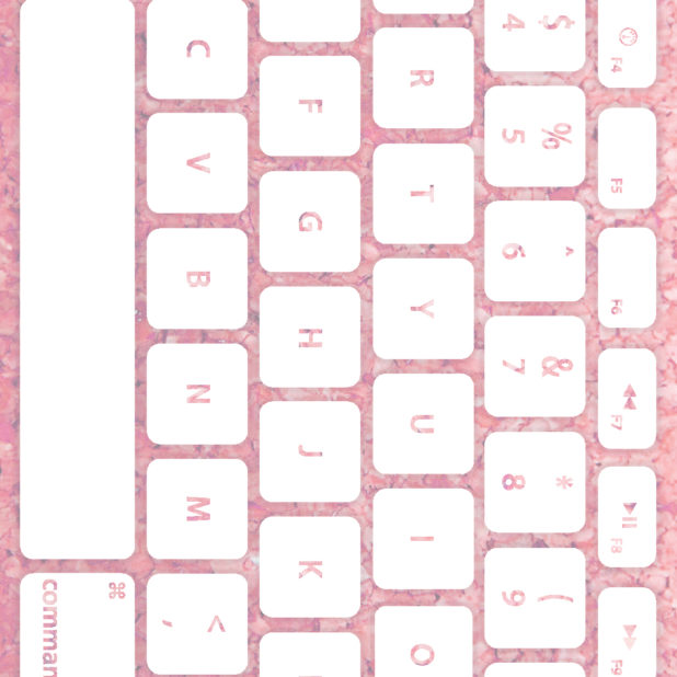 keyboard Red white iPhone8Plus Wallpaper