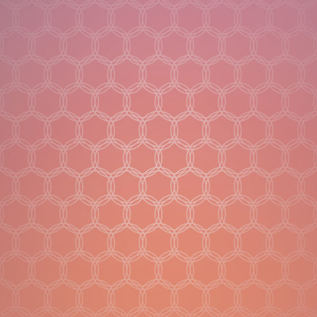 Gradation pattern circle Red iPhone8Plus Wallpaper