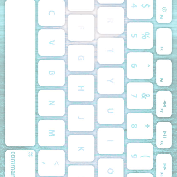 Sea keyboard Pale white iPhone8Plus Wallpaper