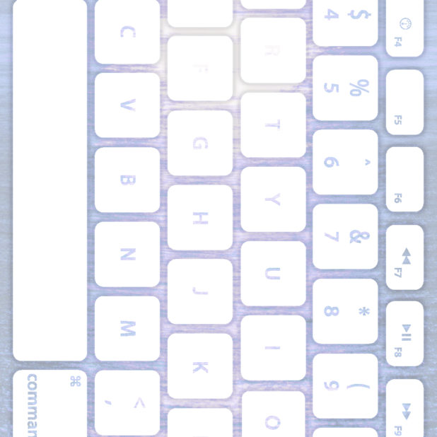 Sea keyboard Blue Pale White iPhone8Plus Wallpaper