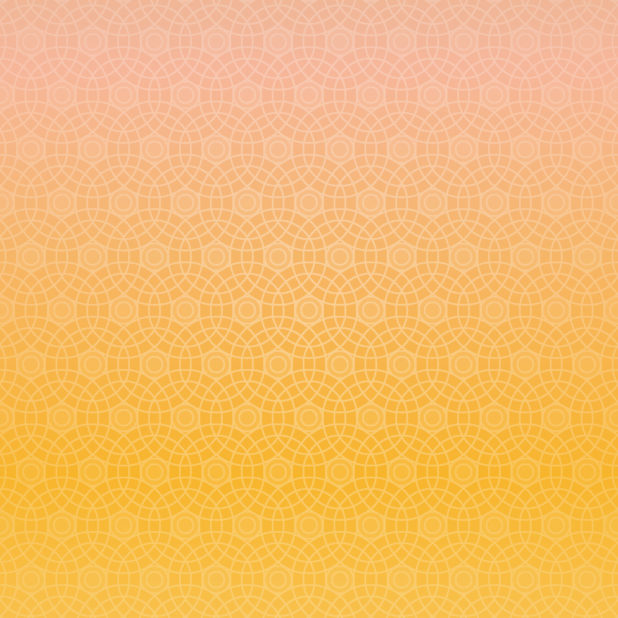 Round gradation pattern yellow iPhone8Plus Wallpaper