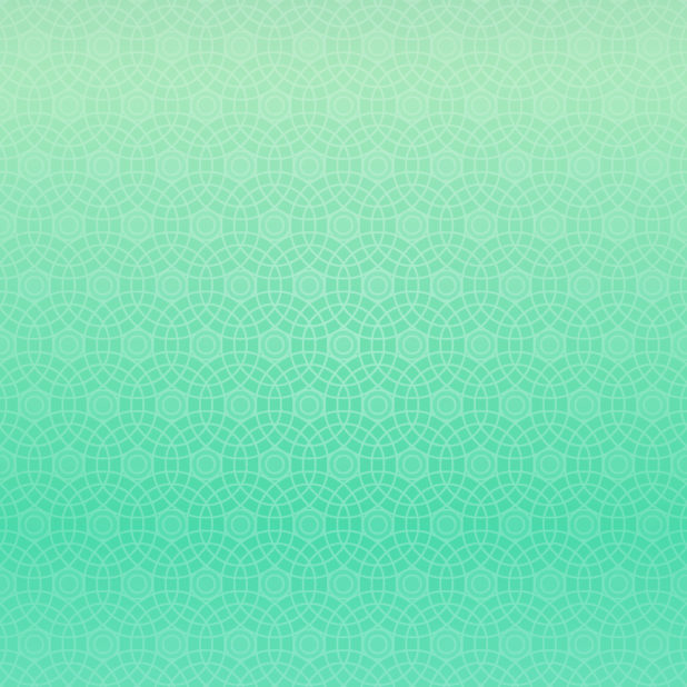 Round gradation pattern Blue green iPhone8Plus Wallpaper