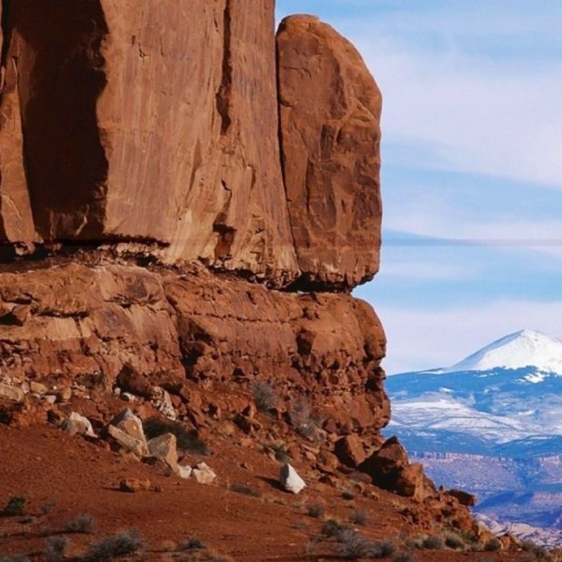 Rocky mountain landscape iPhone8Plus Wallpaper