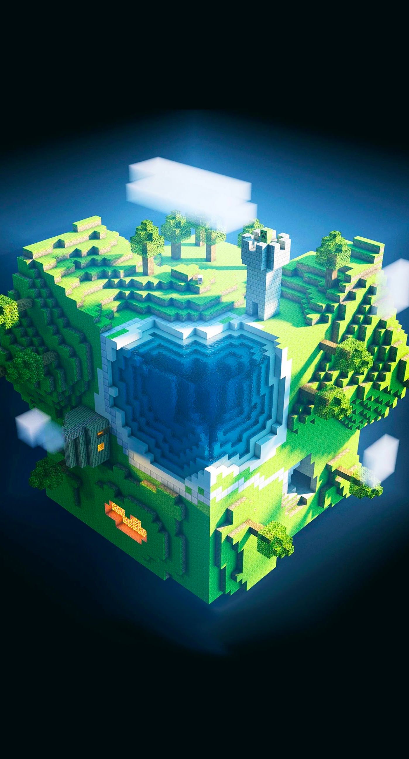 Cool block wallpaper.sc iPhone8Plus