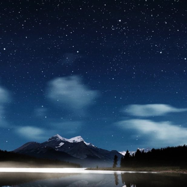 Landscape night iPhone8Plus Wallpaper