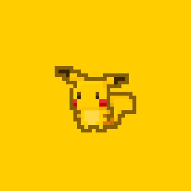 Pikachu game yellow iPhone8Plus Wallpaper