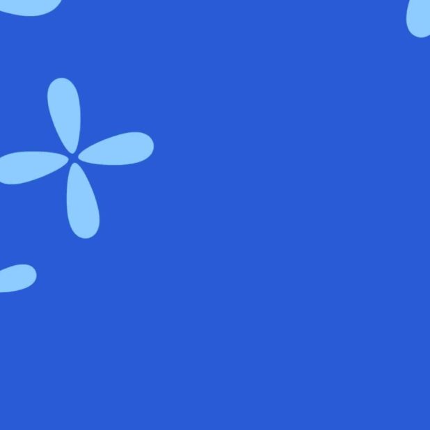 Illustrations  blue  flower iPhone8Plus Wallpaper