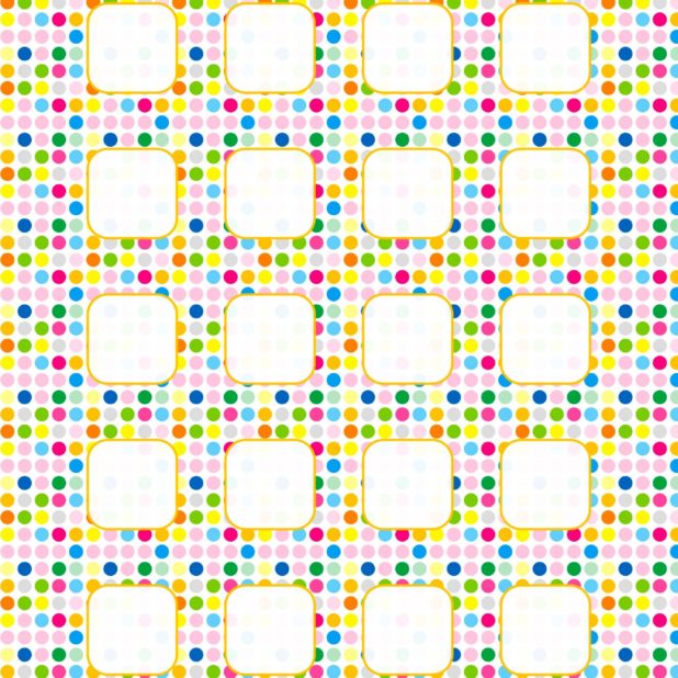Pattern ball colorful Ki shelf iPhone8Plus Wallpaper