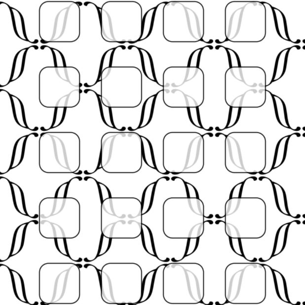 Black-and-white pattern shelf iPhone8Plus Wallpaper
