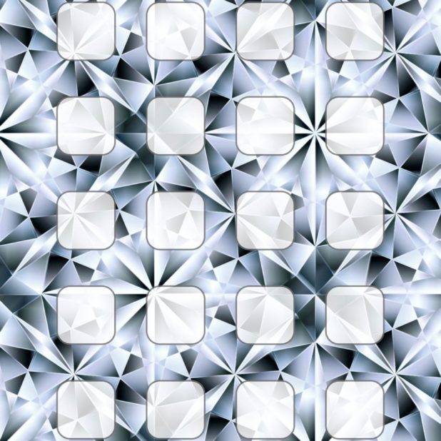 Crystal pattern Gin shelf iPhone8Plus Wallpaper