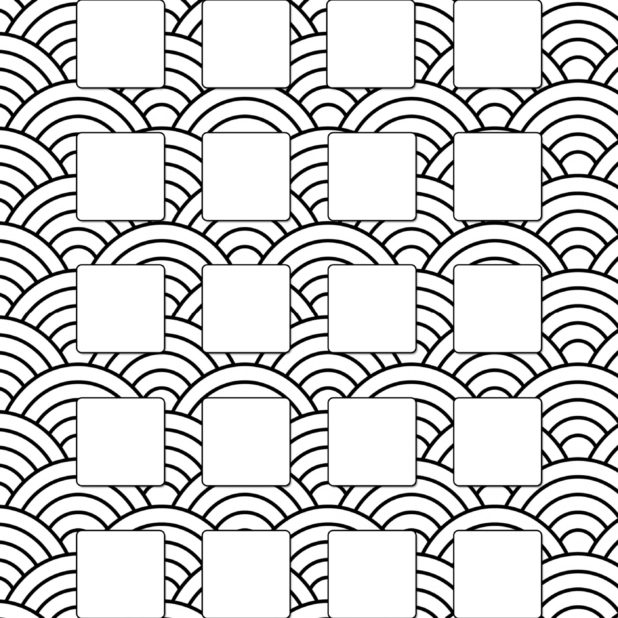 Shelf simple New Year spiral black iPhone8Plus Wallpaper