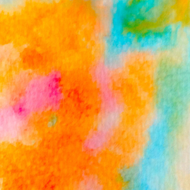 Pattern paint orange water iPhone8Plus Wallpaper