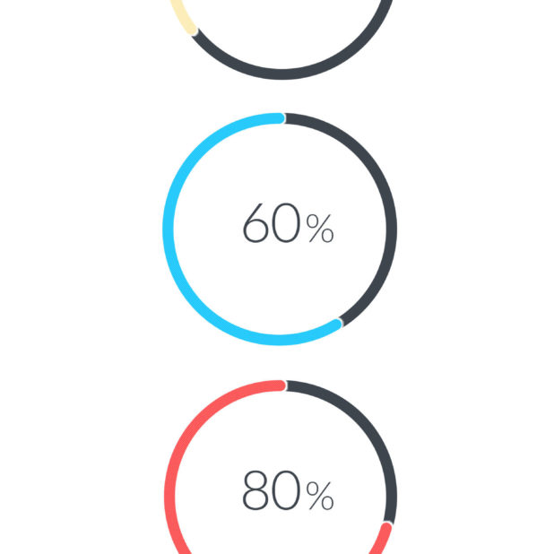 Illustrations percentage iPhone8Plus Wallpaper