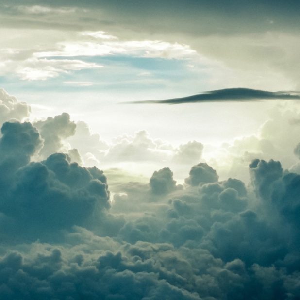 Landscape sky clouds iPhone8Plus Wallpaper
