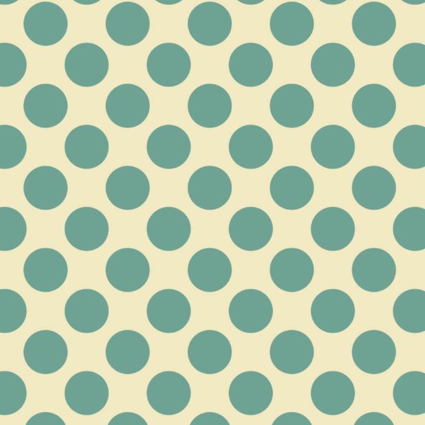 Pattern polka dot green and yellow iPhone8Plus Wallpaper