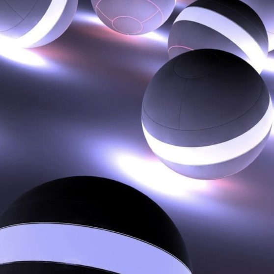 Cool round black iPhoneX Wallpaper