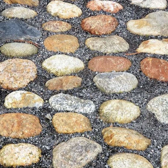 Landscape stone pavement iPhoneX Wallpaper