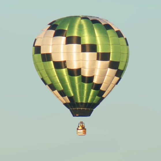 Landscape balloon iPhoneX Wallpaper