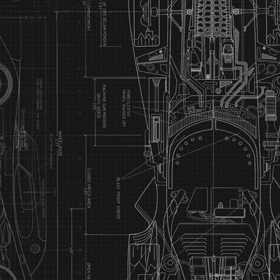 Cool blueprint black iPhoneX Wallpaper
