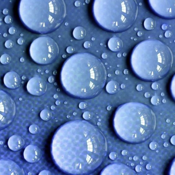 Natural water drops blue iPhoneX Wallpaper